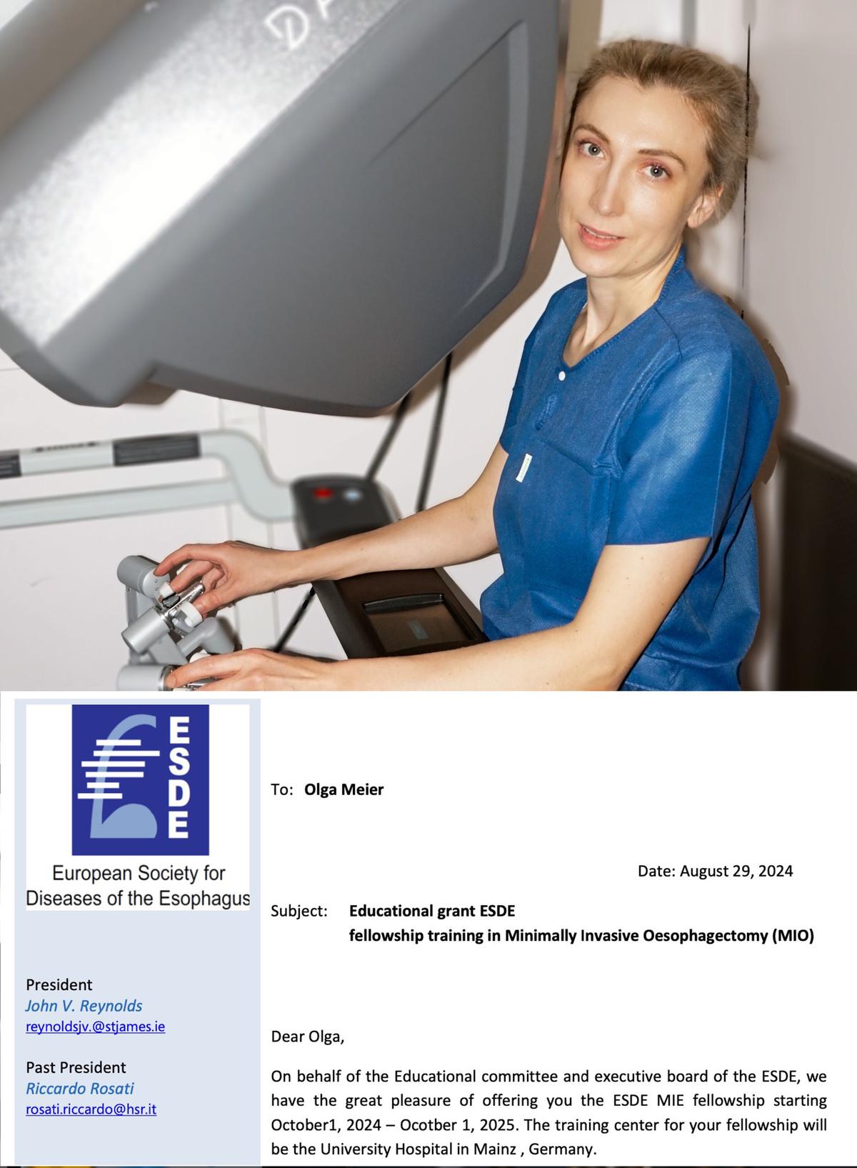 ESDE Fellowship у Prof. Grimminger