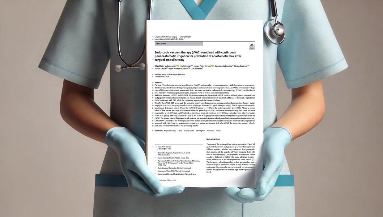 Endoluminal vacuum therapy (eVAC) for ampullectomy — publication