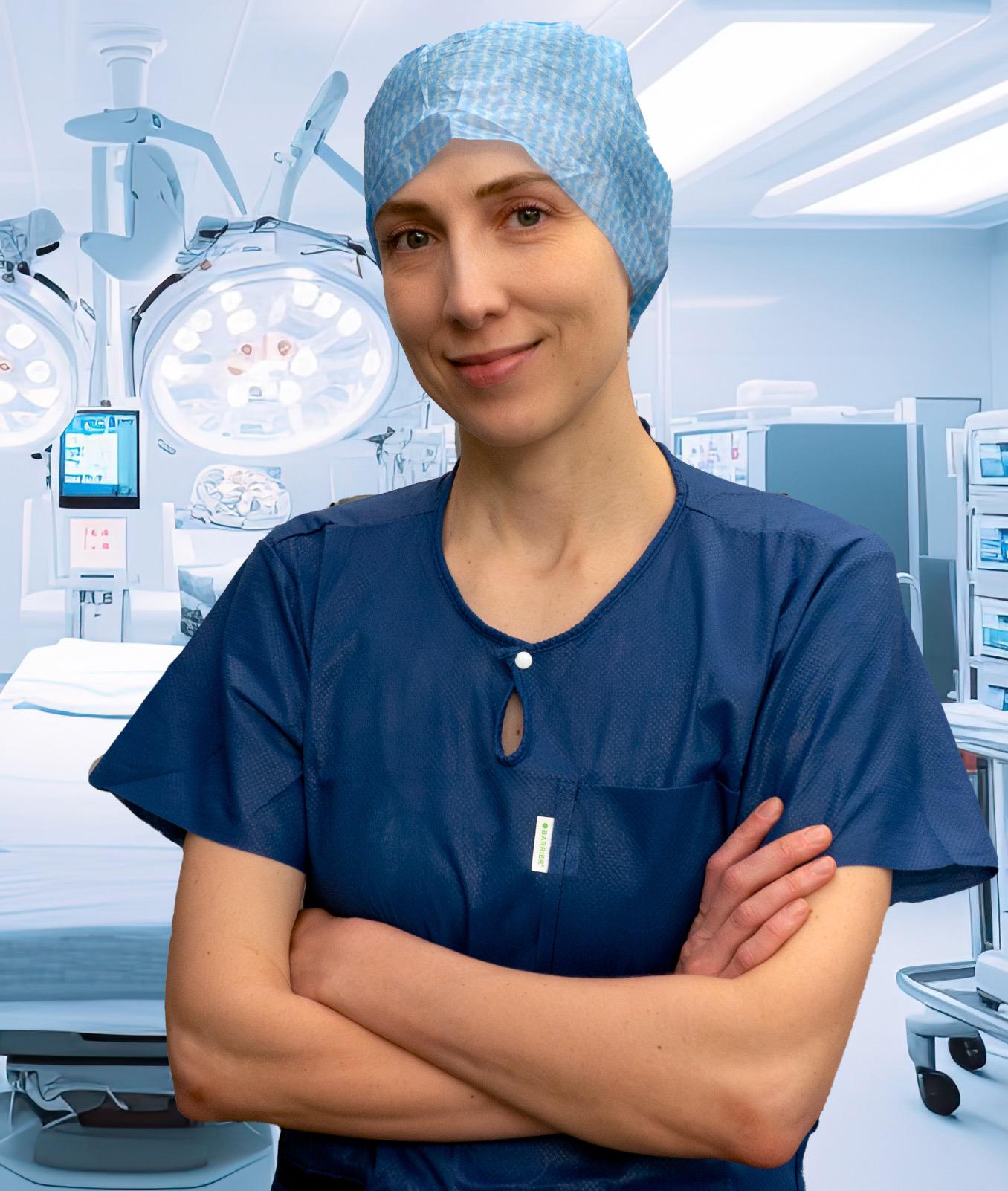 Dr. med. Olga Meier in the OR
